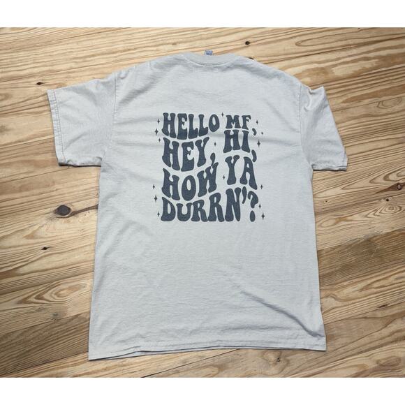 Lil Wayne Weezy "Hello MF, Hey Hi, How Ya Durrn?" Tan Men’s Size Medium - Picture 2 of 8